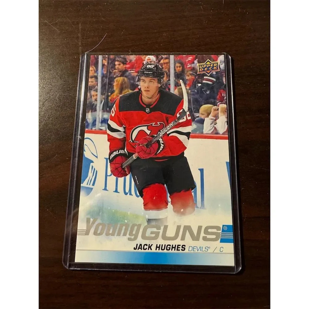 Jack Hughes 2019-20 Upper Deck Young Guns Rookie Card #201 NHL